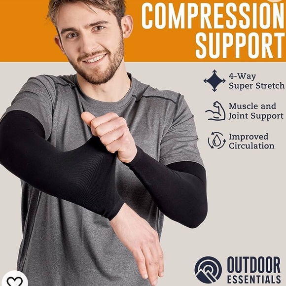 NWT KMMIN Arm Sleeves UV Protection Cooling UPF 50 Sunblock Protection gloves - Picture 8 of 10